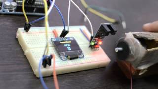 DIY RPM Tachometer with Arduino  RPM Counter [upl. by Rairb523]