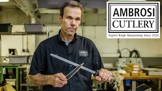 How To Sharpen A Knife by Knife Sharpening Expert Robert Ambrosi [upl. by Medovich884]