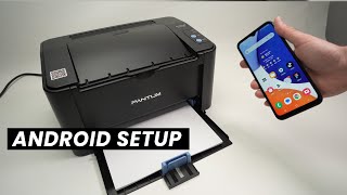 Setup Pantum P2500W amp P2502W Printer With Your Android Phone [upl. by Ahsito]