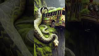 Nature Exploration  Travel Discovery  Abandoned truck bus snake [upl. by Nodlew]