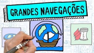 EXPANSÃO MARÍTIMA Grandes Navegações  Resumo Desenhado [upl. by Genisia]