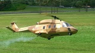 Graupner Scale NH90 Combat Helicopter  Superb RC Piloting [upl. by Matronna965]