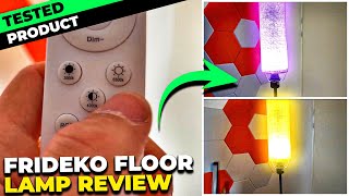 Unboxing amp First Impressions  Frideko RGB Shade Floor Lamp [upl. by Cirad755]