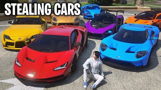 I Spent 50 Hours Stealing Cars in GTA 5 RP [upl. by Joslyn]