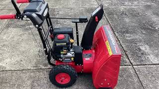 Brand New Power Smart 26” snowblower arrived damaged [upl. by Cristen479]