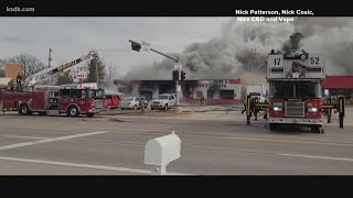 Fire inside south county business spreads to hundreds of tires [upl. by Pauletta963]