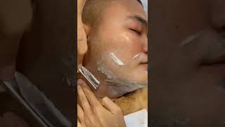 Satisfying haircut beard massage [upl. by Adnoel]