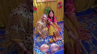 Nandu Bhanji Ki Haldi Ceremony  Short Video  Trending Viral Shorts Video [upl. by Suckram23]