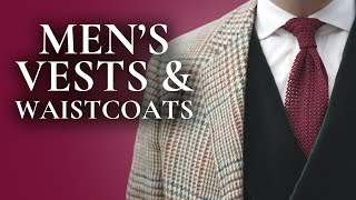 Mens Waistcoats amp Vests  What They Are amp How to Wear Them [upl. by Aivonas218]