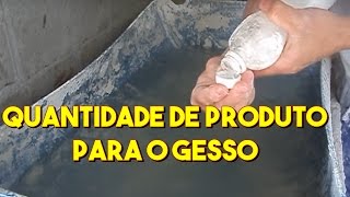 o que colocar no gesso para não endurecer [upl. by Prudence]