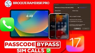 🎉😲How to Bypass passcodeDisableUnavailable with Broque Ramdisk PRO Mac iOS 7 to 17 New Tool [upl. by Matilde]