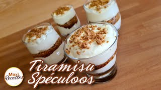 Tiramisu aux Speculoos Recette Facile et Rapide [upl. by Robenia]