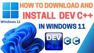 how to download and install dev c in windows 11  Complete Installation Guide 2024 [upl. by Byrle]