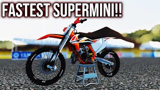 INSANE SUPERMINI HITS HUGE JUMPS MX BIKES [upl. by Irby308]