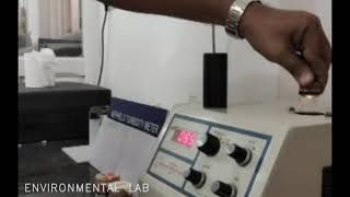 TURBIDITY TEST USING NEPHELOMETER  ENVIRONMENTAL ENGINEERING LAB  B Tech  civil water 4QMB Tech [upl. by Marvin845]