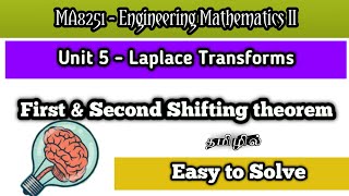 L39  First amp Second Shifting Theorem  Engineering Mathematics 2  AU [upl. by Cornelius]