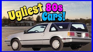 Ugliest Cars From The 1980s [upl. by Acirtal]