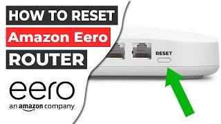 🔁 How to Reset a Router  Amazon Eero [upl. by Joung465]