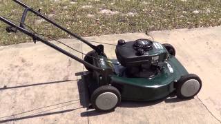 Craftsman 21quot Push Lawn Mower Model 917388600  Running [upl. by Pardew]