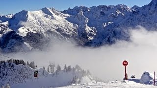 KleinwalsertalWalmendinger Horn Ski Abfahrt [upl. by Madlin512]