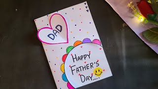 Easy amp beautiful Fathers day greeting card  Fathers day gift Happy fathers day cardGift ideas [upl. by Mullins]