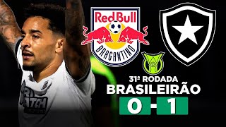 Botafogo 1 x 0 Red Bull Bragantino Brasileirão Série A 2024 Extended Highlights And Goals [upl. by Urias]