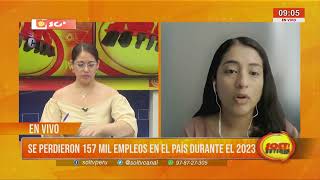 Nacional se perdieron 157 mil empleos en el país durante el 2023 [upl. by Rasure]