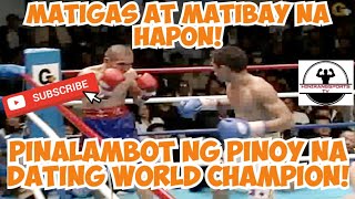 HAPON NA NAG HAMON DI KINAYA ANG LAKAS NG MGA SUNTOK NG PILIPINONG BOXINGERO [upl. by Dosh]