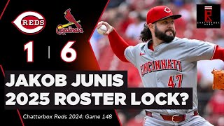 Jakob Junis Continues Strong 2025 Audition in Cincinnati Reds Loss at Cardinals  CBox Reds  G148 [upl. by Eirdua205]