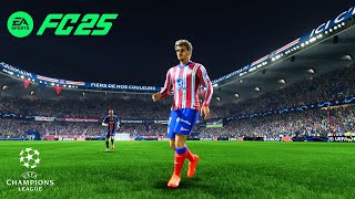 PSG Vs Atletico Madrid  Ft Griezmann Dembele Hakimi  UEFA Champions League  Full Match  FC 24 [upl. by Assej123]