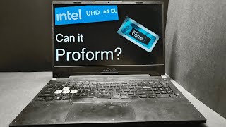 How does the UHD Graphics for 12th Gen Intel Processors 64EU IGPU Proform [upl. by Wittie10]