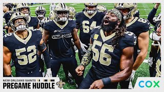 Saints Pregame Huddle vs Falcons  2024 NFL Week 10 [upl. by Nyrac]