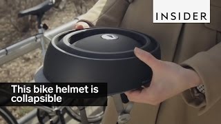 This bike helmet is collapsible [upl. by Corotto]