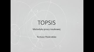 Metoda TOPSIS [upl. by Neeluqcaj62]