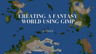 Creating a World Map Part 2 Mountains and Biomes [upl. by Hazem]