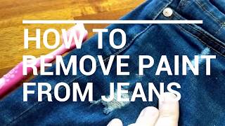 How to remove paint stain from cloth shorts [upl. by Mooney]