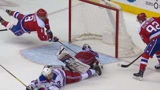 Evgeny Kuznetsov jams home the gamewinner in overtime [upl. by Shaper836]