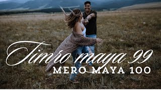 Sparsha sangeet Timro maya 99 vaye mero maya 100 aesthetic nepali song  slow reverb [upl. by Stormi]