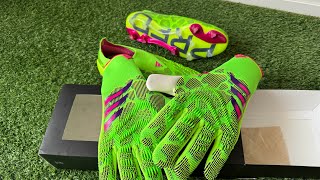 Adidas Predator PRO Goalkeeper Gloves  UNBOXING ASMR amp Quick Review 4K [upl. by Letsirhc801]