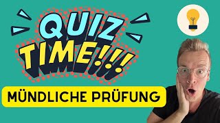 Quiz für die mündliche Prüfung kahoot [upl. by Mont]