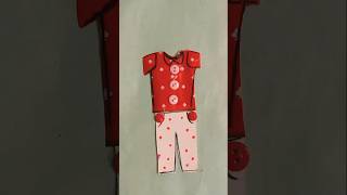 Easy Dress Craft New Creative Craft ideas dress trending art craft youtubeshorts artandcraft [upl. by Burkitt512]