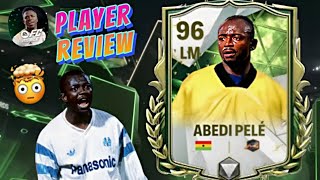 96 ABEDI PELE REVIEW  EA FC MOBILE 24 🔥eafcmobile review [upl. by Ashatan]