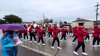 John Ehret Marching band  Nemesis Parade Chalmette LA [upl. by Nonnarb]