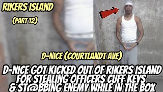 Rikers Island DNice Got Kicked Out Of Rikers For Stealing Cuff 🔑s amp 🔪ing Enemy WHILE IN THE BOX [upl. by Noirred]