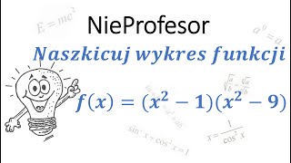 Naszkicuj wykres funkcji fxx21x29 [upl. by Hsital470]