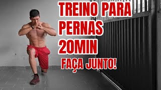 TREINOS PARA PERNAS  20 min  Faça Junto [upl. by Ferwerda]