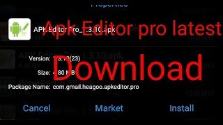 Apk editor pro latest direct Download link share [upl. by Aisset]