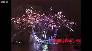 London Fireworks 20052006 HQ QUALITY CAMERA  CCB [upl. by Sabba]