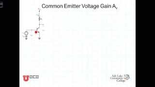 L6 5 3Small Signal Voltage Gain Av [upl. by Franchot459]