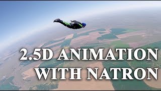 Animate a Still Image in 25D with Natron using Card3D [upl. by Matilde]